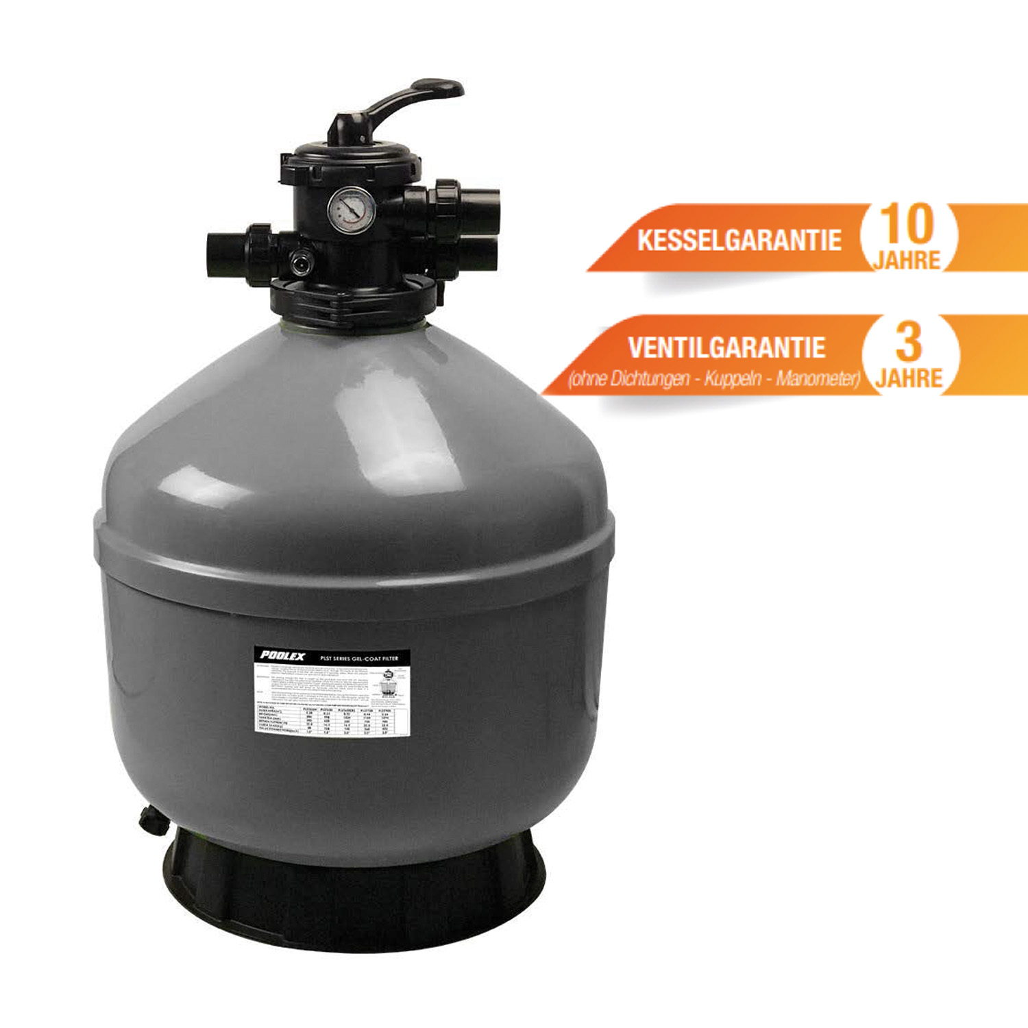 Poolex Rock Top Sandfilter für ihren Pool